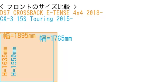 #DS7 CROSSBACK E-TENSE 4x4 2018- + CX-3 15S Touring 2015-
